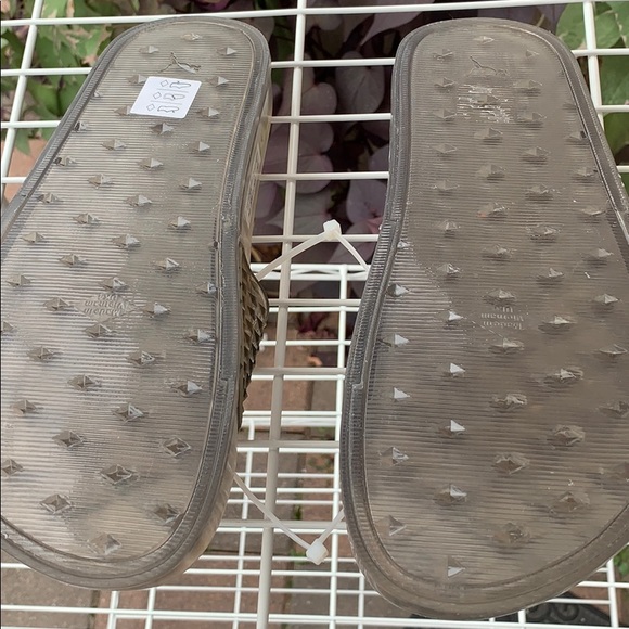 BNWT FENTY PUMA RUBBER SLIDES 6.5 black 🥊🖤🔥💯 - Picture 2 of 3